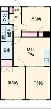 第五ハイム秋喜の間取り画像