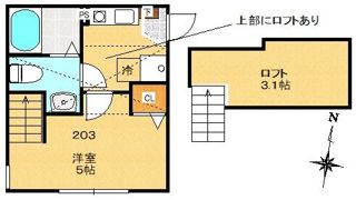 La Luce 北里（ラルーチェキタザト）の間取り画像