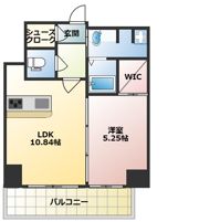 CREST西新の間取り画像