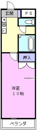 KURIMAマンションの間取り画像