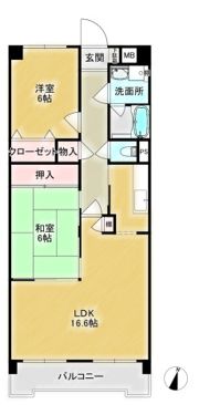 田園パーク土呂の間取り画像