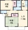 サンプレイスジョウナンAの間取り画像