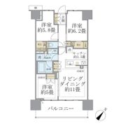 Brillia南浦和の間取り画像