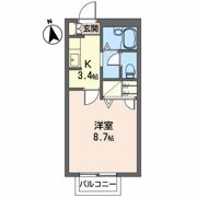 広瀬川ハイムBの間取り画像