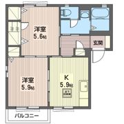 グランパルクDの間取り画像