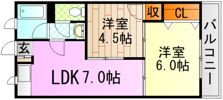 高岡マンションの間取り画像