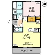 アクシス豊町の間取り画像