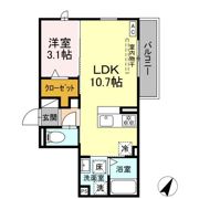 プレジールの間取り画像