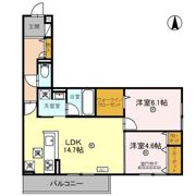 Palais Poire（パレ・ポワール） A棟の間取り画像