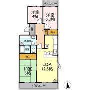 グレースソシアの間取り画像