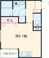 ラ・ポルテ光の森北ⅧNorthの間取り画像