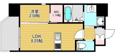 リファレンス竹下駅前の間取り画像