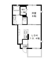 マリーパレスCの間取り画像