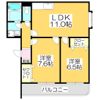 イーストヒルズの間取り画像