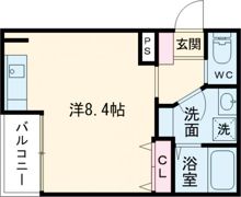 ラ・ポルテ光の森北ⅧSouthの間取り画像