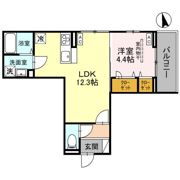 ノーブルパレス大原の間取り画像