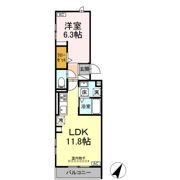 プレジールの間取り画像