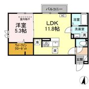 グランソレイユの間取り画像