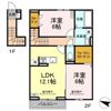 ラフィネ神辺 B棟の間取り画像