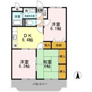 柳原マンションⅡの間取り画像