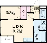 ラ・ポルテ合志南の間取り画像