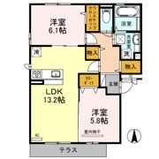東山ヒルズⅡの間取り画像