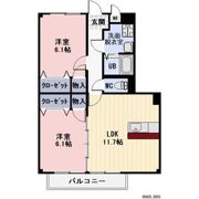 エメラルド・グリーンの間取り画像