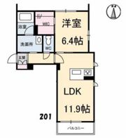 グランベレオClose Univ．S棟の間取り画像