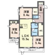 ロワイヤル フレーズ 武蔵野の間取り画像