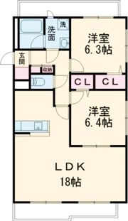 リヴァージュ菰口の間取り画像