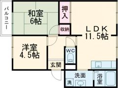 セントーレア高砂の間取り画像