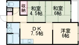 ネオハートβの間取り画像