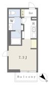 COZY県立美術館前の間取り画像
