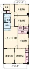 フィオーレ草間の間取り画像