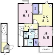 ブラオヴィ－ゼの間取り画像