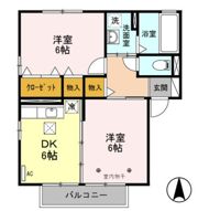 パルク･ブラウの間取り画像