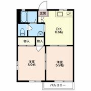 ハイツナガツカ Aの間取り画像