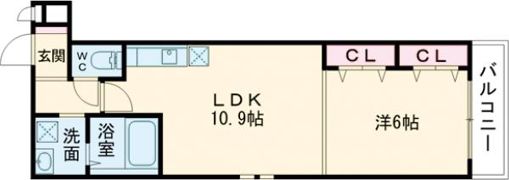 ハルミール忍ケ丘の間取り画像
