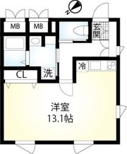 Hisui Apartmentの間取り画像
