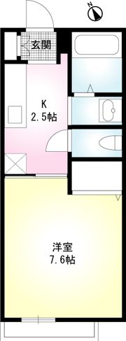 ミラージュコートの間取り画像