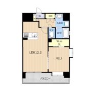 QueenRich新屋敷の間取り画像