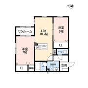 シャンドラの間取り画像