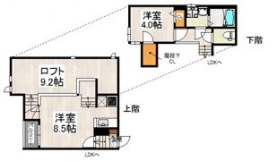 CB和白フランの間取り画像