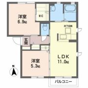 シャーメゾン堀口Aの間取り画像