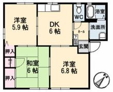 ファミール宮本 A棟の間取り画像