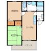 シティベール横代Dの間取り画像