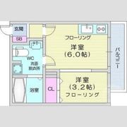 メリディアン国見弐番館の間取り画像