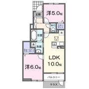 サンライズ Bの間取り画像