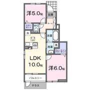 サンライズ Bの間取り画像
