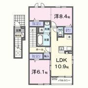 サンライズ Bの間取り画像